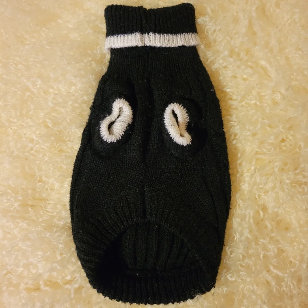 Vtg Pet Knitted Sweater A Walk In The Park A Day At The Lake Let's Go Stroll